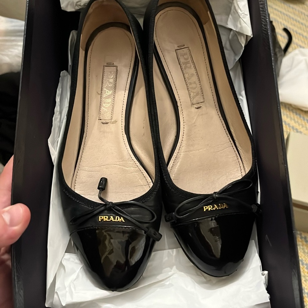 Authentic Prada woman’s loafers used
